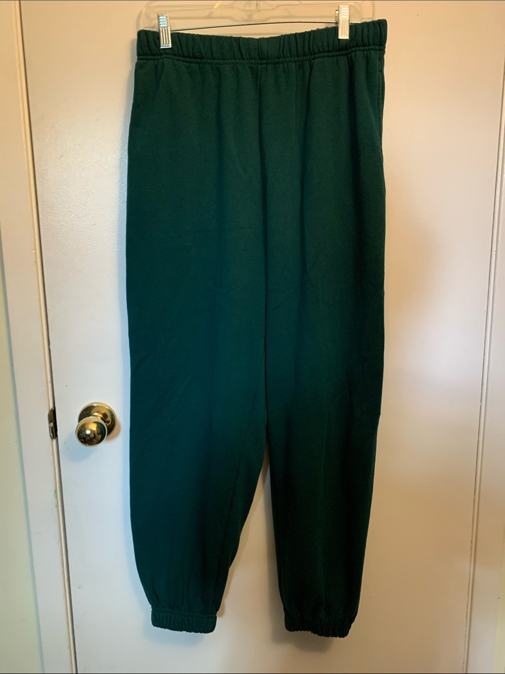 Dark Green Garage Boyfriend Joggers